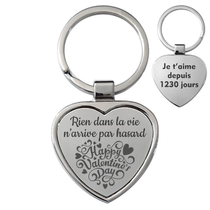 Porte-clef Coeur Love You, Sass & Belle - La Malle à Confettis