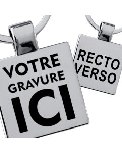 Porte-clés calendrier gravé