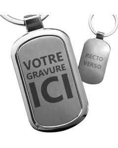 Porte-clés gravé luxe homme