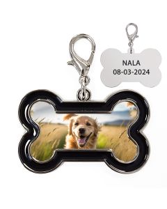 porte-clés médaille chien