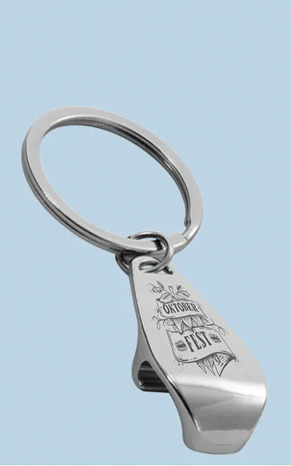 Porte clés décapsuleur personnalisé - Offrez un cadeau unique!